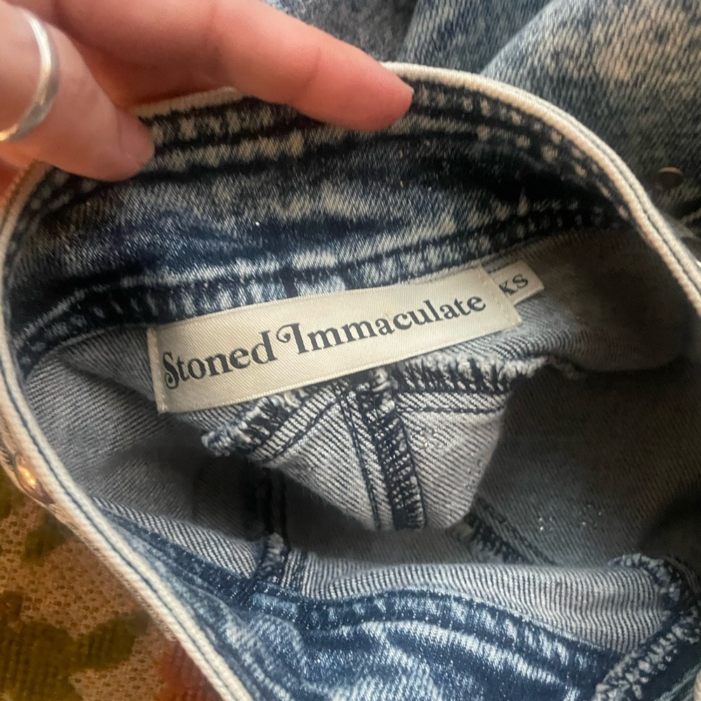 Stoned Immaculate Denim Skirt NWT - Picture 9 of 9